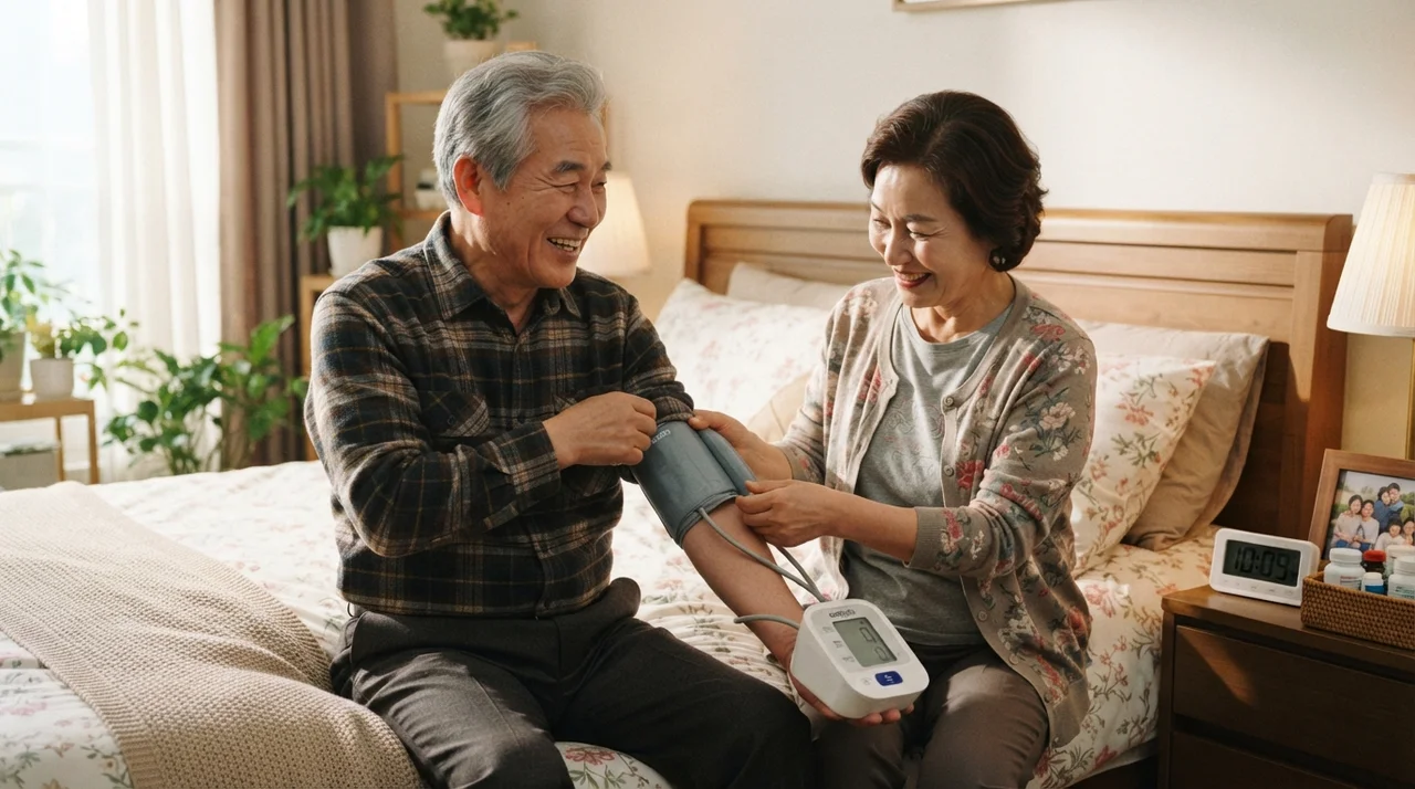 아침에 눈 뜨자마자 건강 체크하시나요