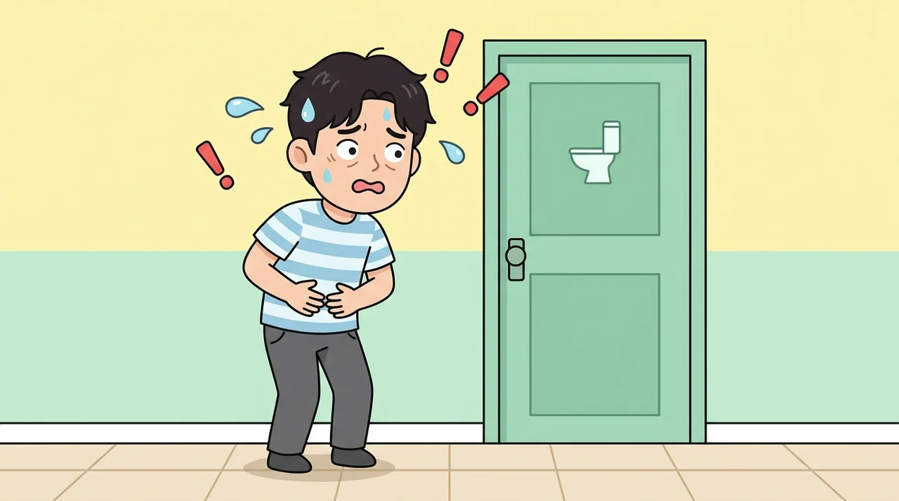 기름진 음식 먹으면 화장실로 직행할 때