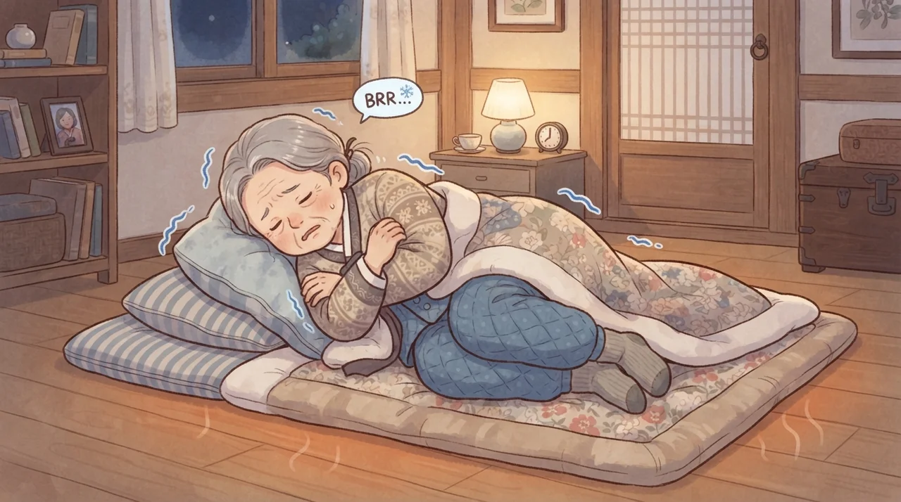 찬 바닥이 배에 미치는 영향