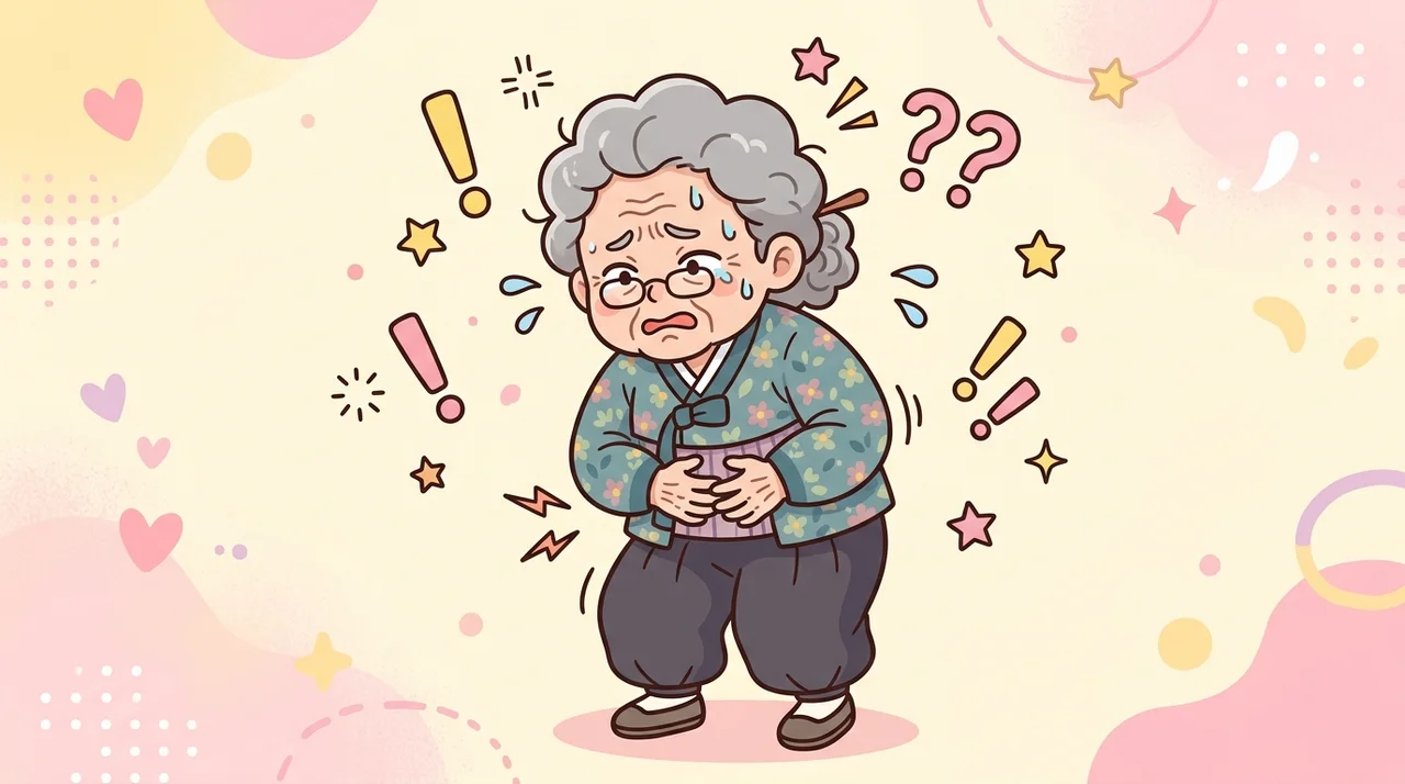 어르신의 잦은 설사 기력까지 빠진다면