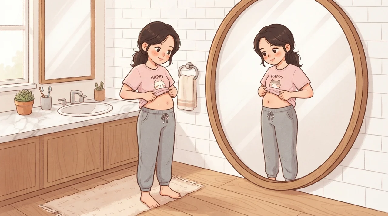갑자기 뱃살이 늘어났나요