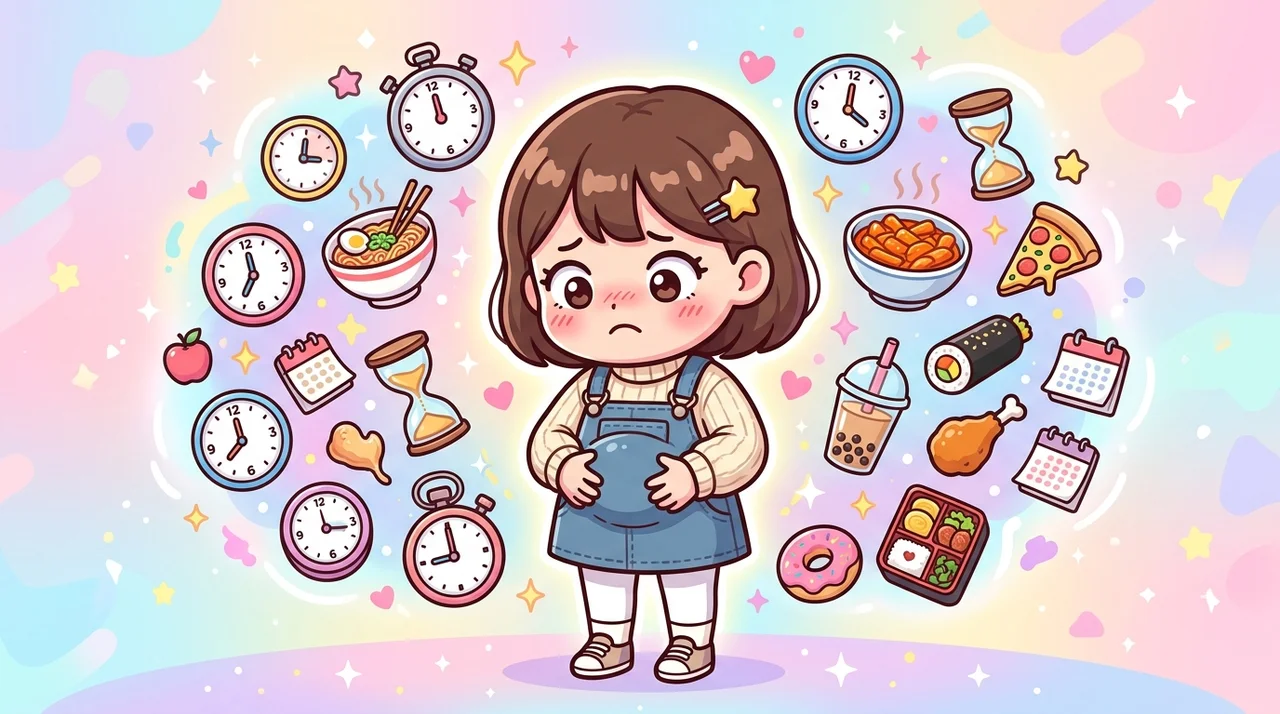철원 밤늦게 먹는 습관 뱃살 걱정된다면