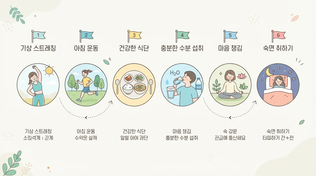집에서 천천히 따라 해 봐요