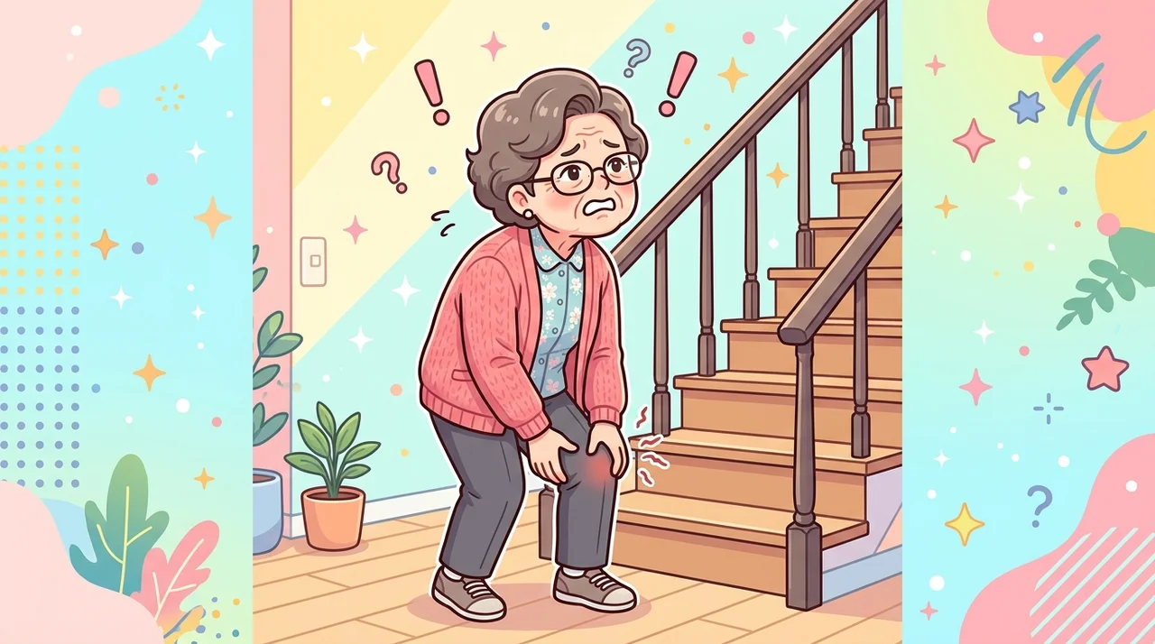 계단을 내려갈 때 무릎이 예전 같지 않다면