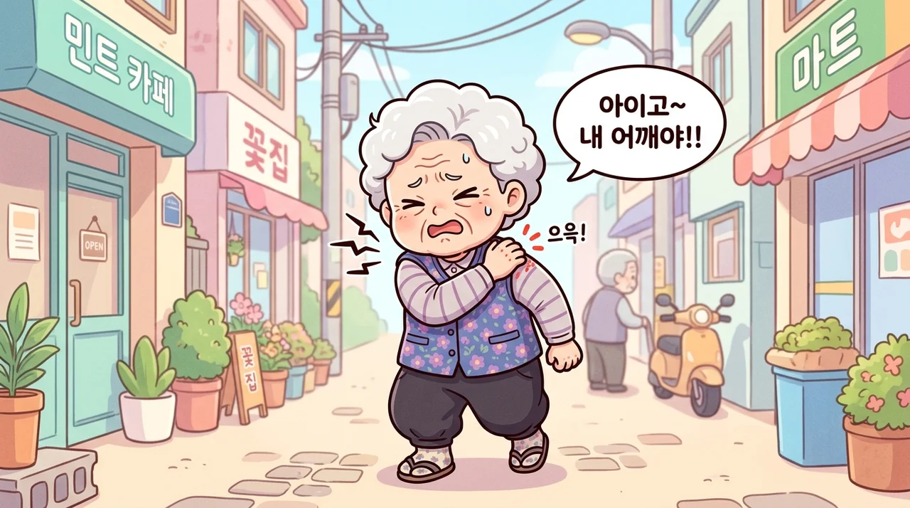 철원 찬 바람 불면 시린 예전 사고 흉터