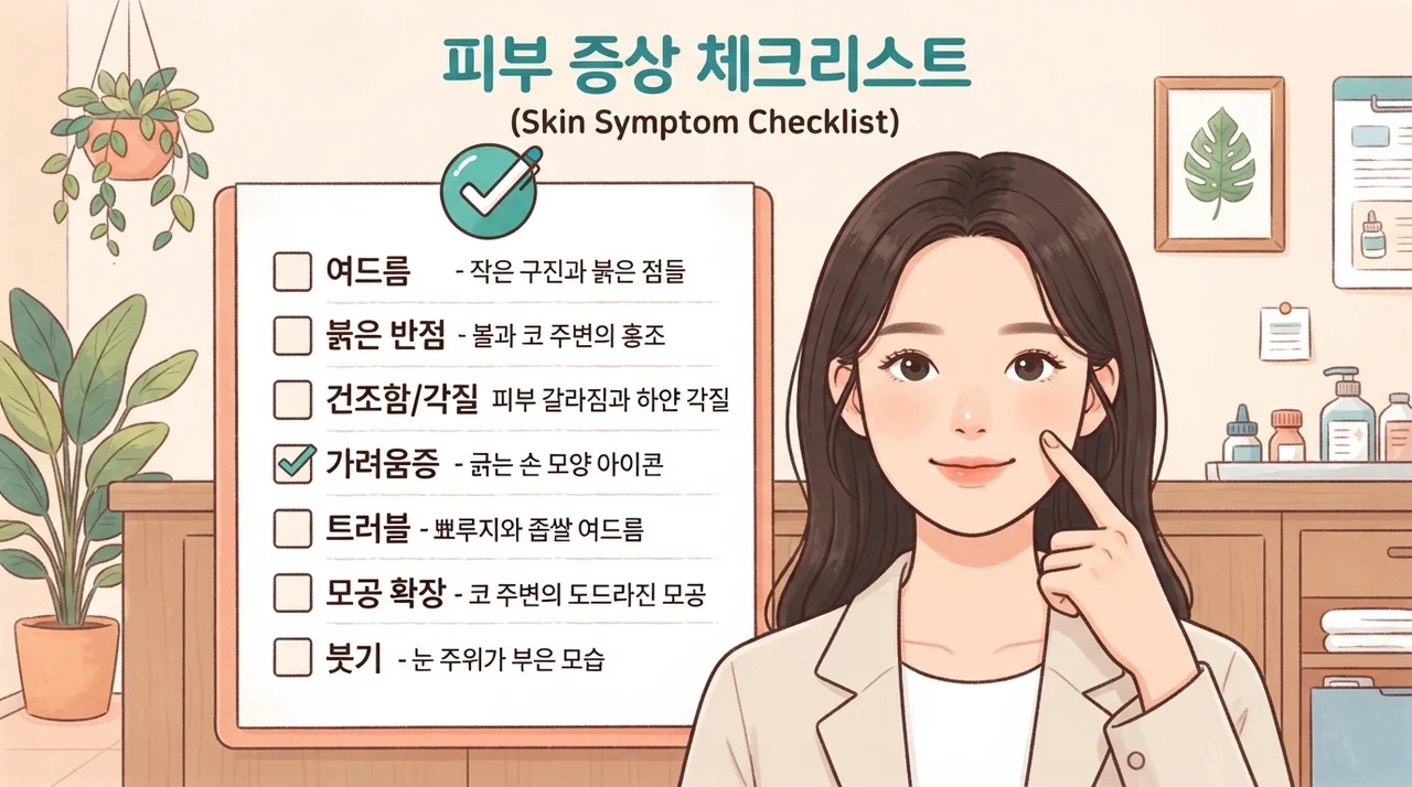 이런 증상이 동반될 수 있어요