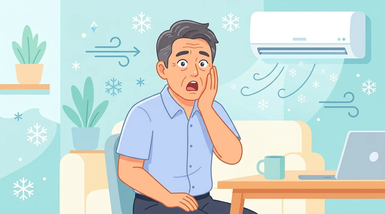 여름철 에어컨 바람 때문에 생기는 안면마비