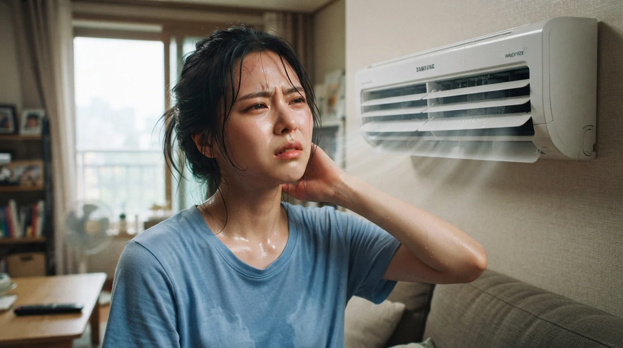 찬 바람이 얼굴에 닿을 때