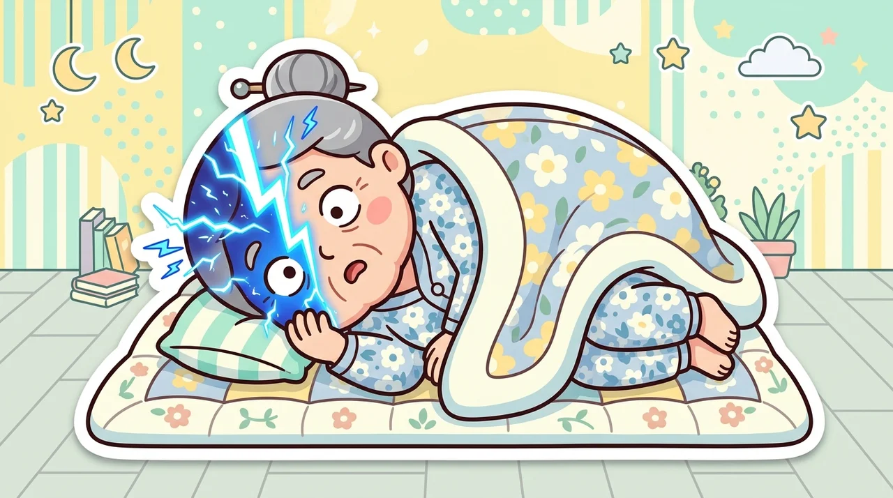 겨울철 찬 바닥에서 자면 얼굴이 마비될까요?