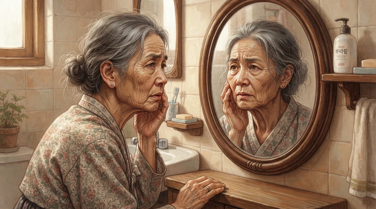 갑자기 얼굴이 처진 것 같다면