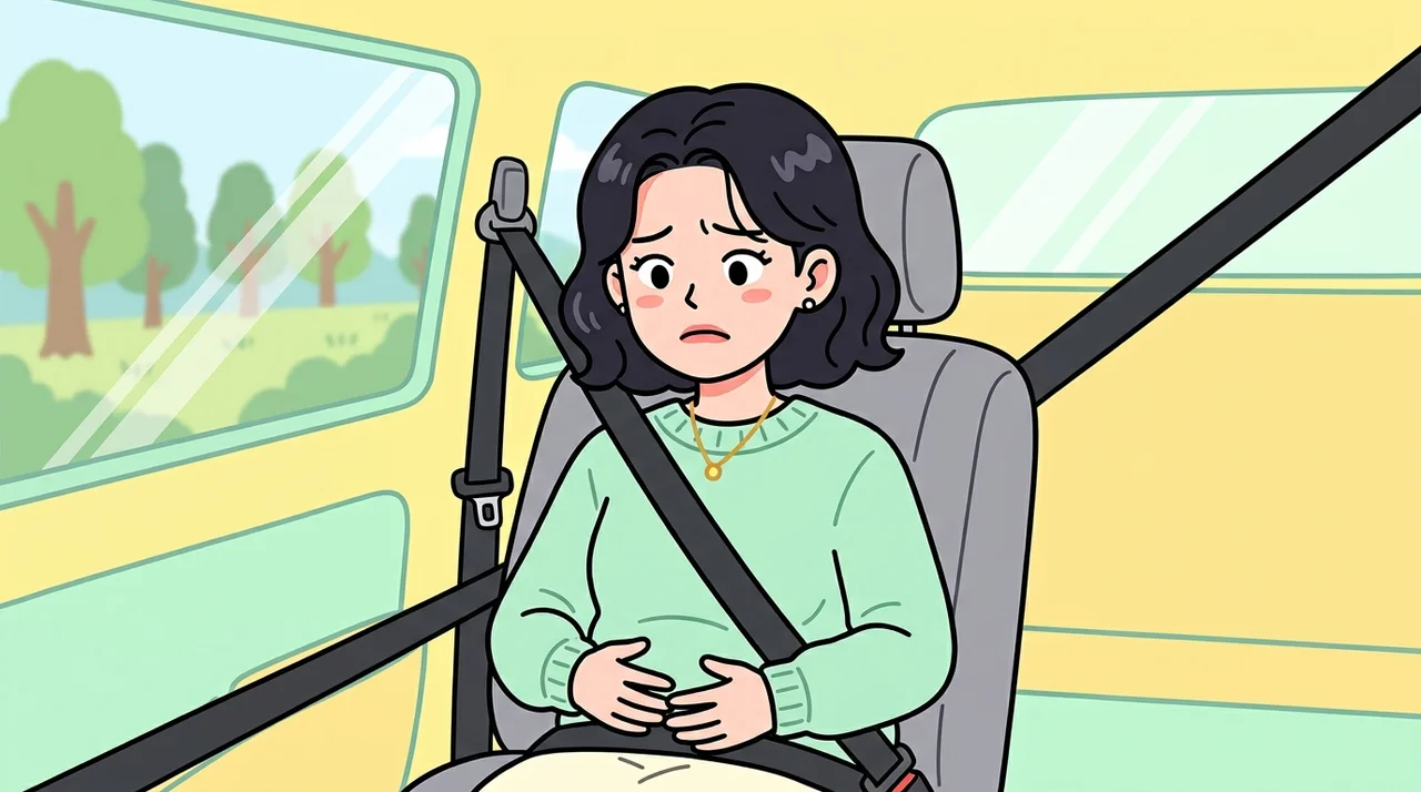 운전대만 잡으면 아랫배가 뭉치는 이유