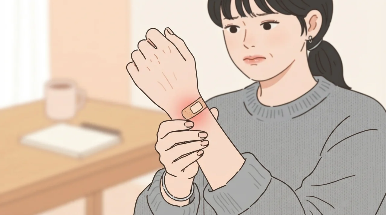 손목이 굳고 풀리는 이유