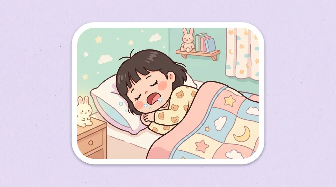 아이 성장과 코막힘, 수면 중 입 벌리는 습관의 관계