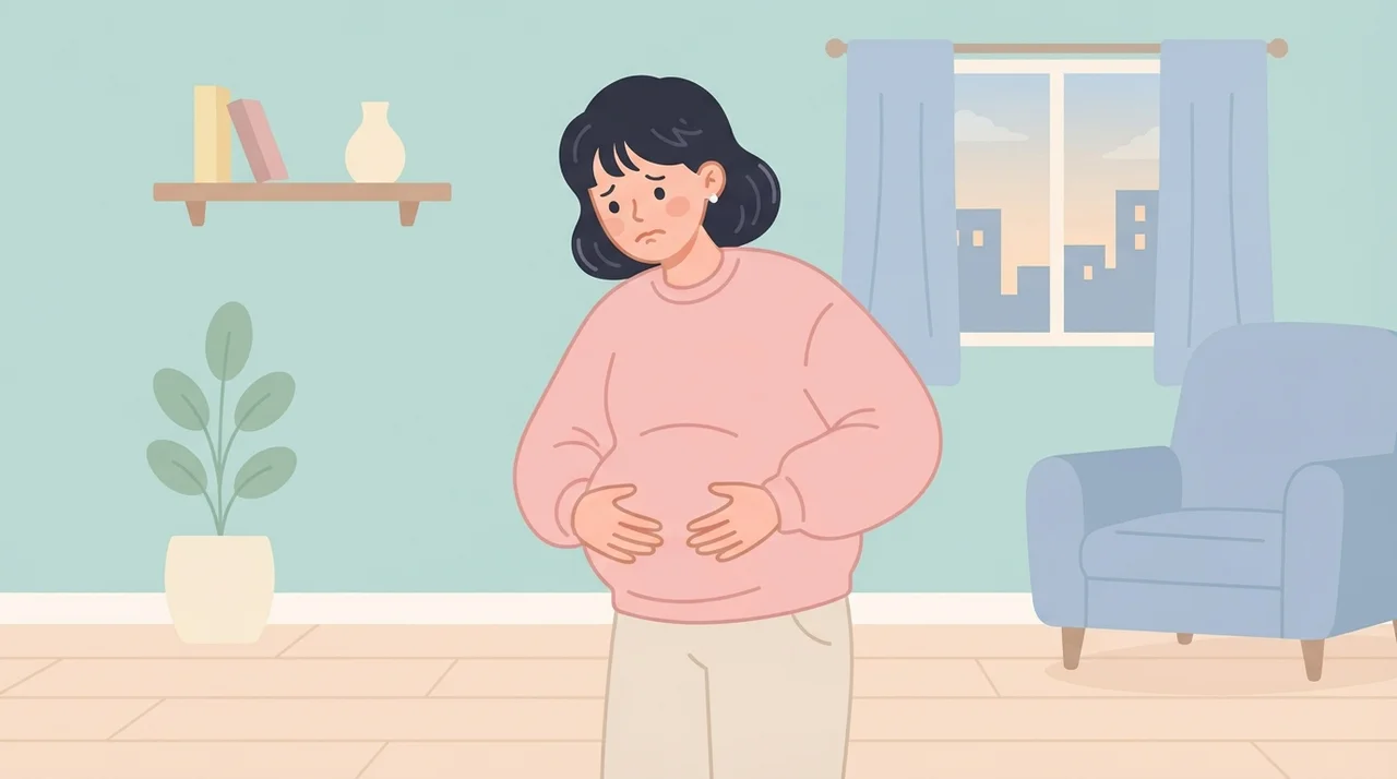 배는 차고 가스는 차오르는 불편함