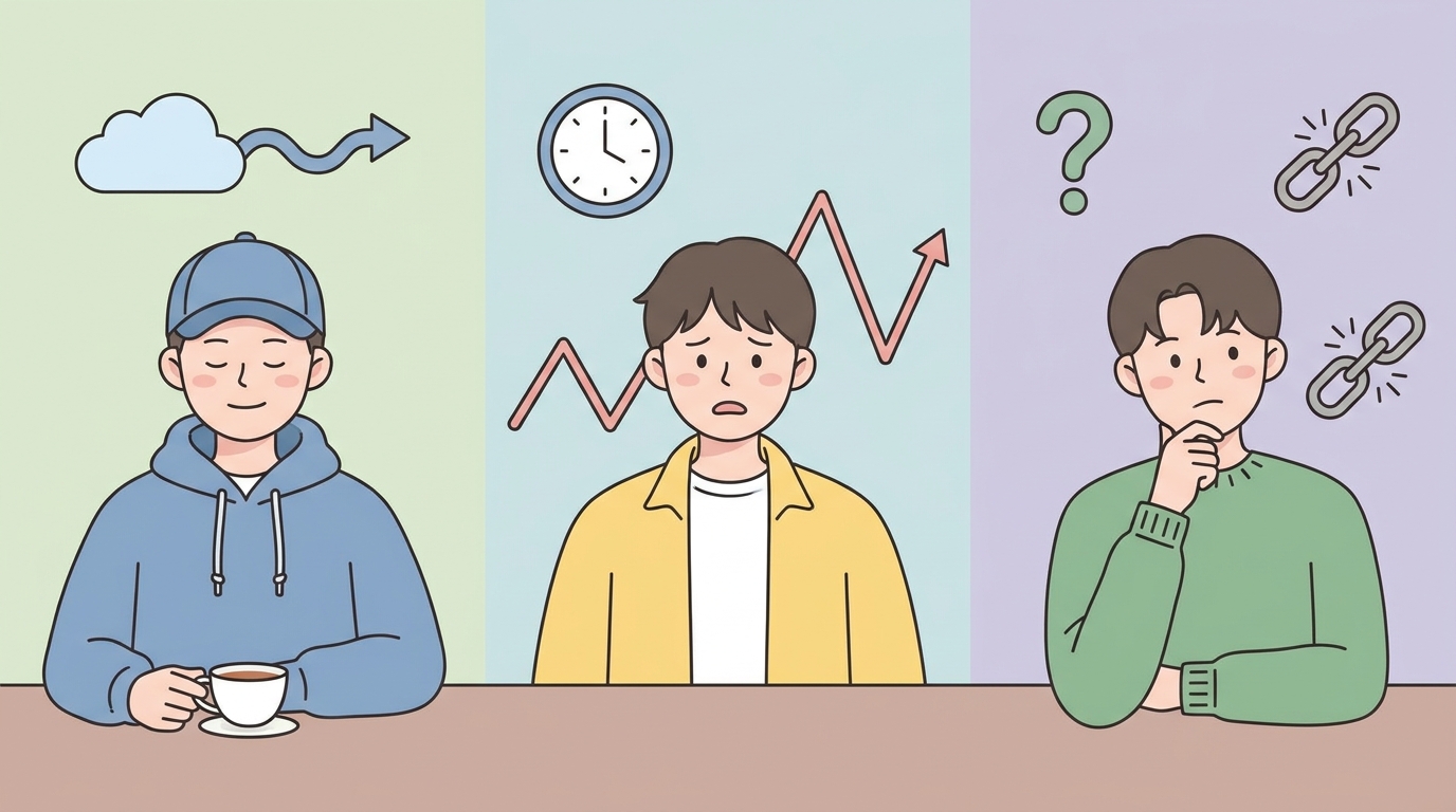 이 표에 가까우면 방향이 달라집니다