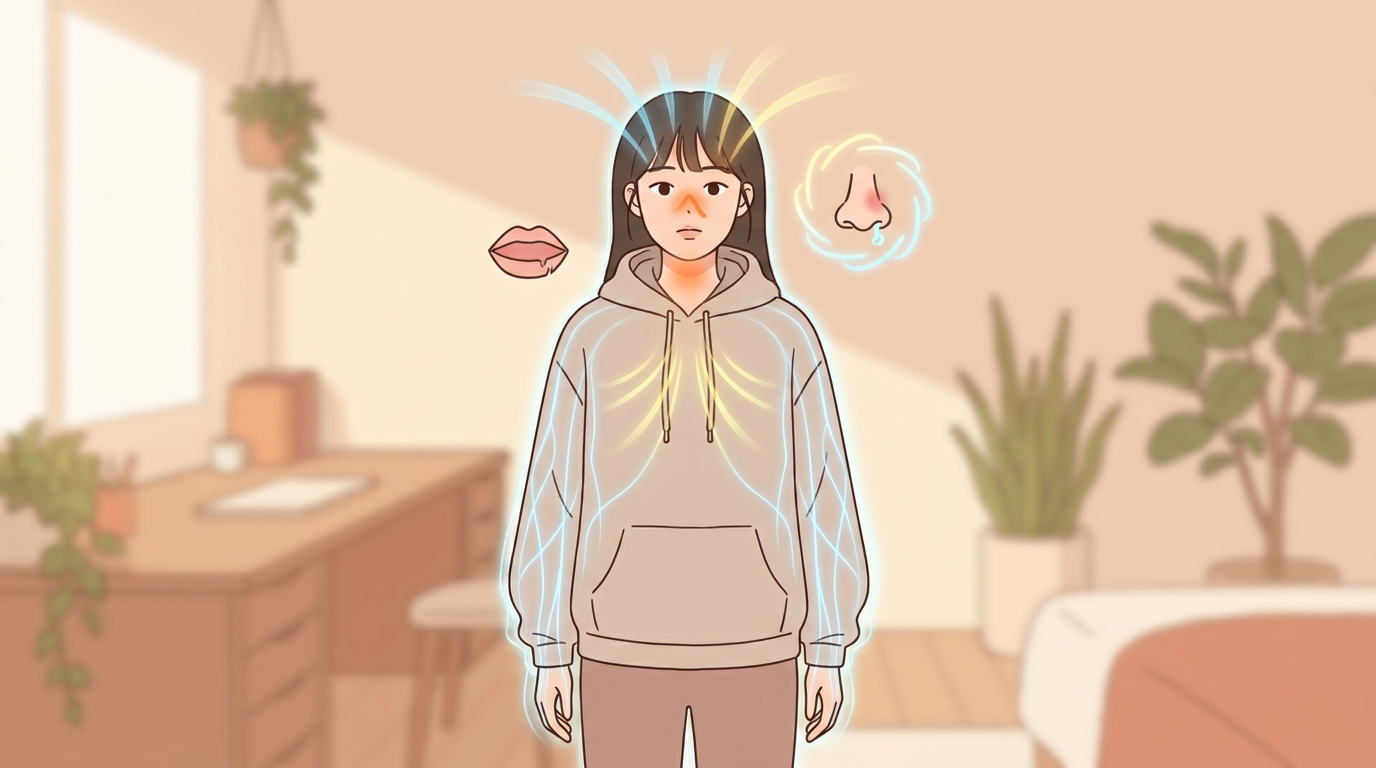 점막이 마르고 예민해졌을 때