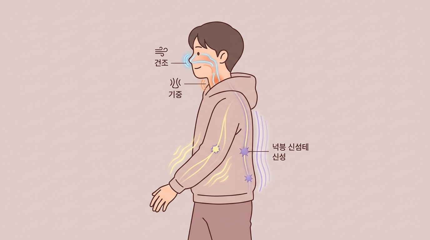 눈물이 나는데도 마른다는 모순