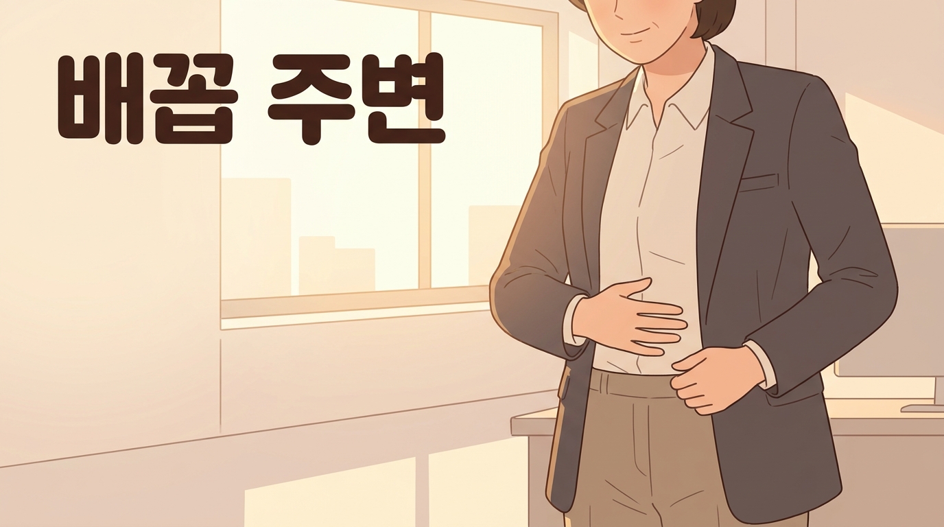 회의 끝나고 나면 배꼽 주변이 단단하게 뭉치는 이유