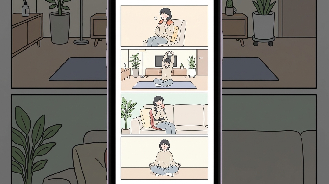 덜 먹기보다 편하게 움직이게 하기