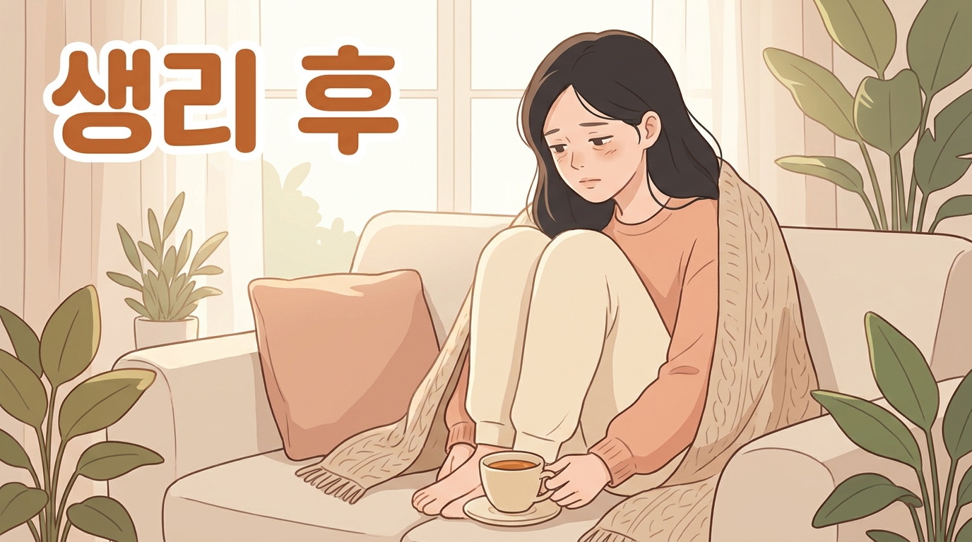 생리 끝나고 컨디션 좋아져야 하는데 오히려 몸이 가라앉을 때