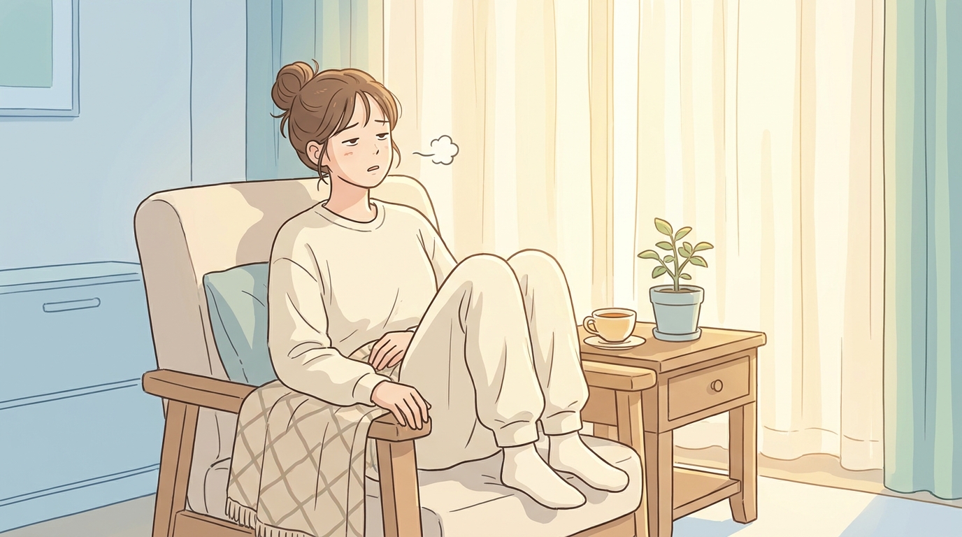 하루가 아니라 한 달 리듬으로 봅니다