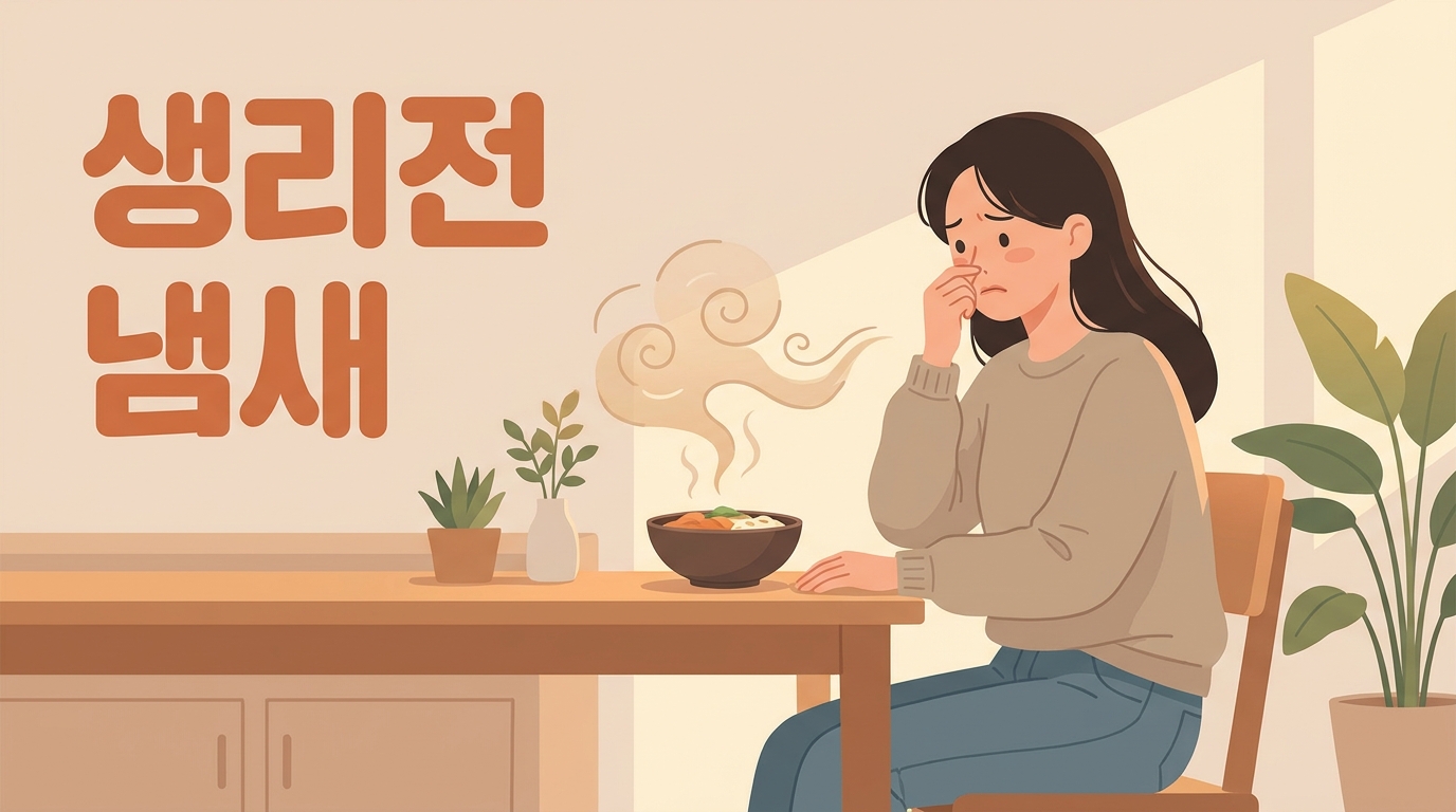 생리 전 유난히 냄새에 예민하고 속이 울렁이는 이유