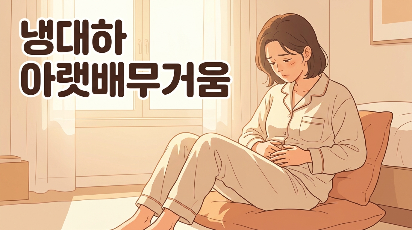 잠 부족한 달마다 냉이 늘고 아랫배가 축 처지는 느낌