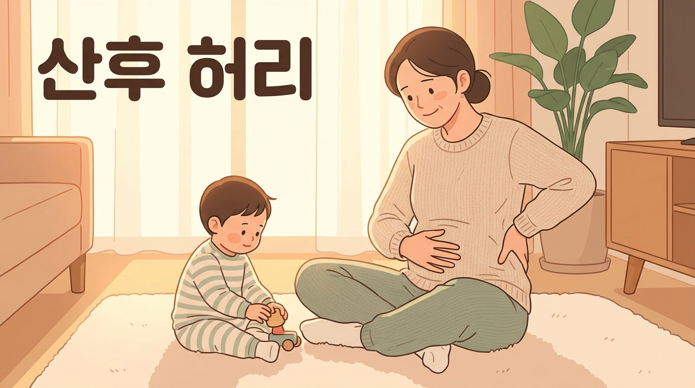 첫째 돌 지나도 허리와 아랫배 힘이 같이 안 돌아오는 엄마