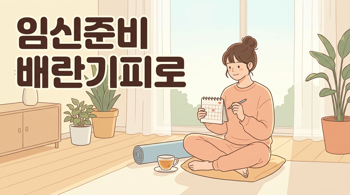 임신 준비 중 운동을 늘렸는데 배란기 몸살처럼 처진다면