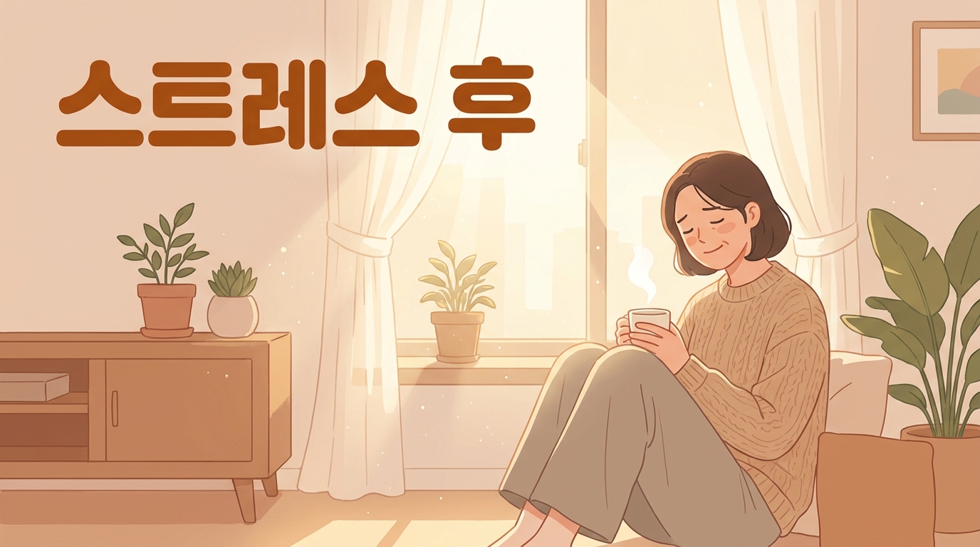 큰일 치르고 나서 멍하니 앉아 있는 시간이 늘어난 분께