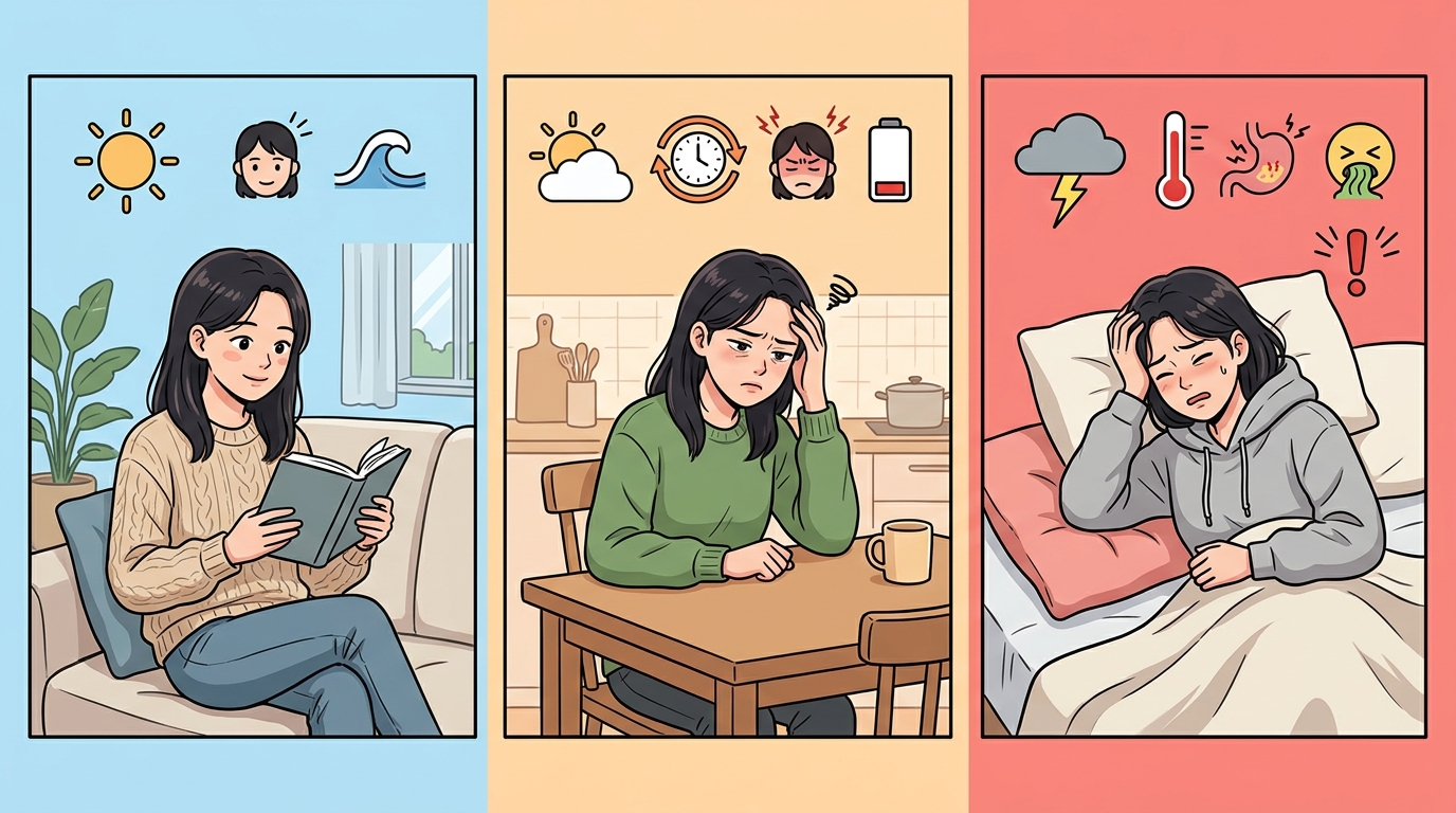 살인지 붓기인지 먼저 나눠보세요