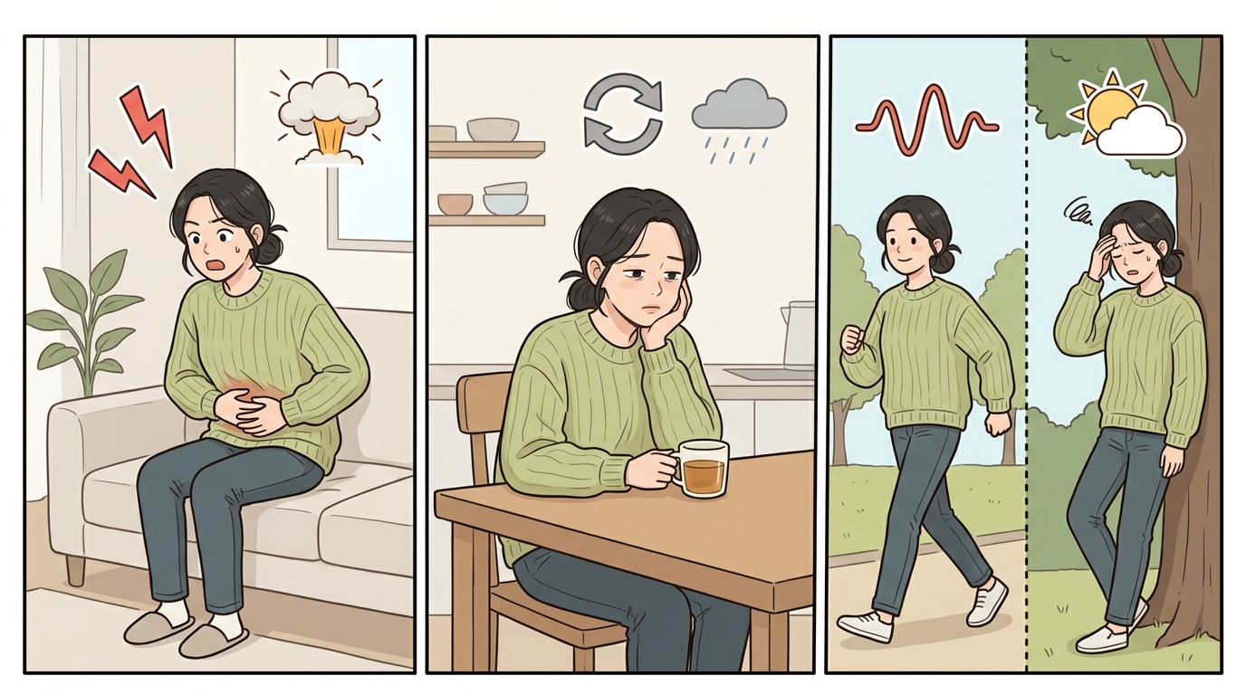 살인지 붓기인지 먼저 나눠보세요