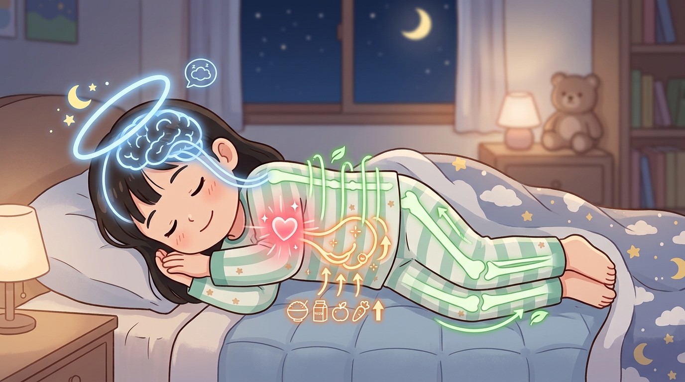 잘 자고 잘 먹고 잘 회복해야 큽니다