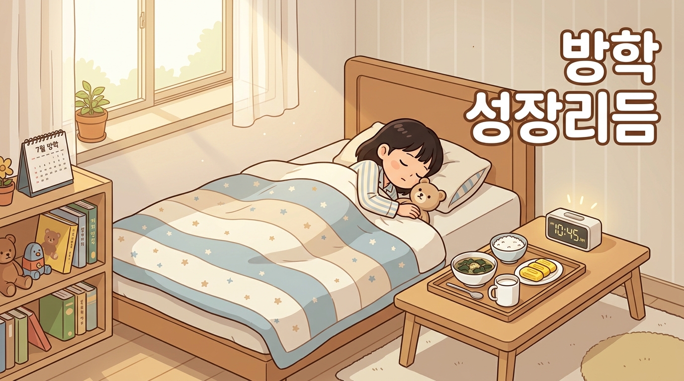 늦게 자고 늦게 일어나는 방학, 성장 리듬이 흔들리는 이유