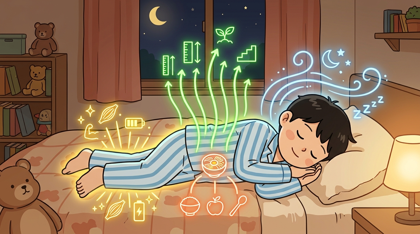 성장은 밤과 밥, 회복이 같이 갑니다