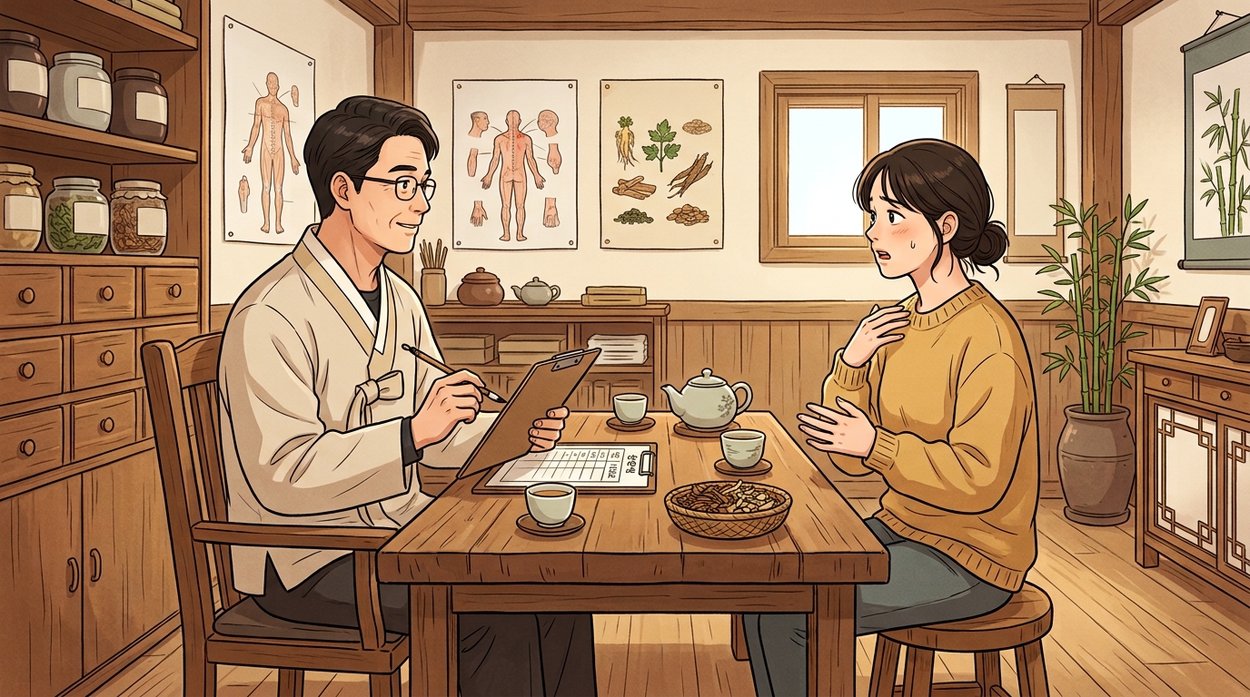 현재 몸에 맞는지 차분히 확인합니다