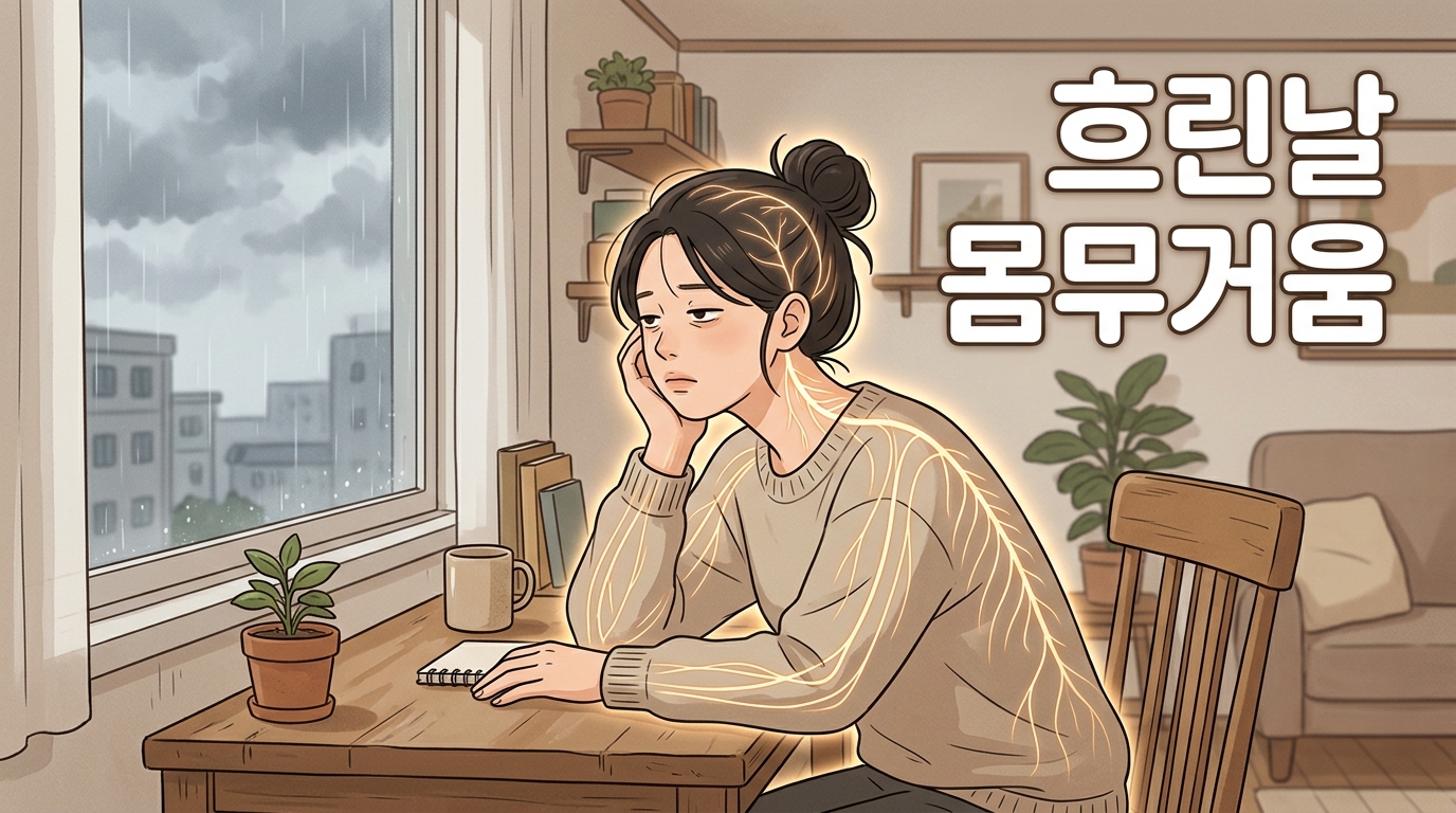 날씨가 흐린 날마다 몸이 먼저 무거워지는 사람의 자율신경