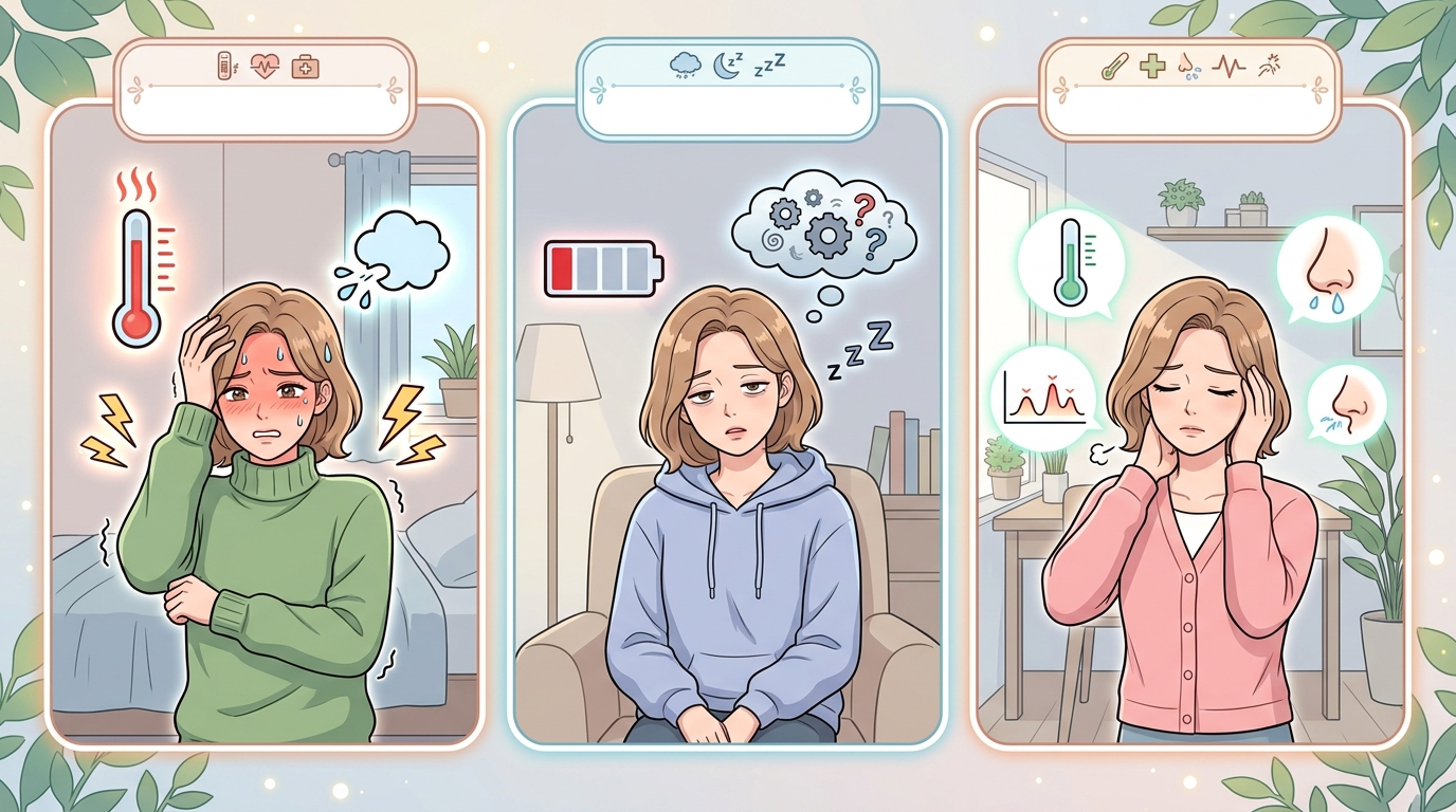증상이 옮겨 다닐 때 보는 기준