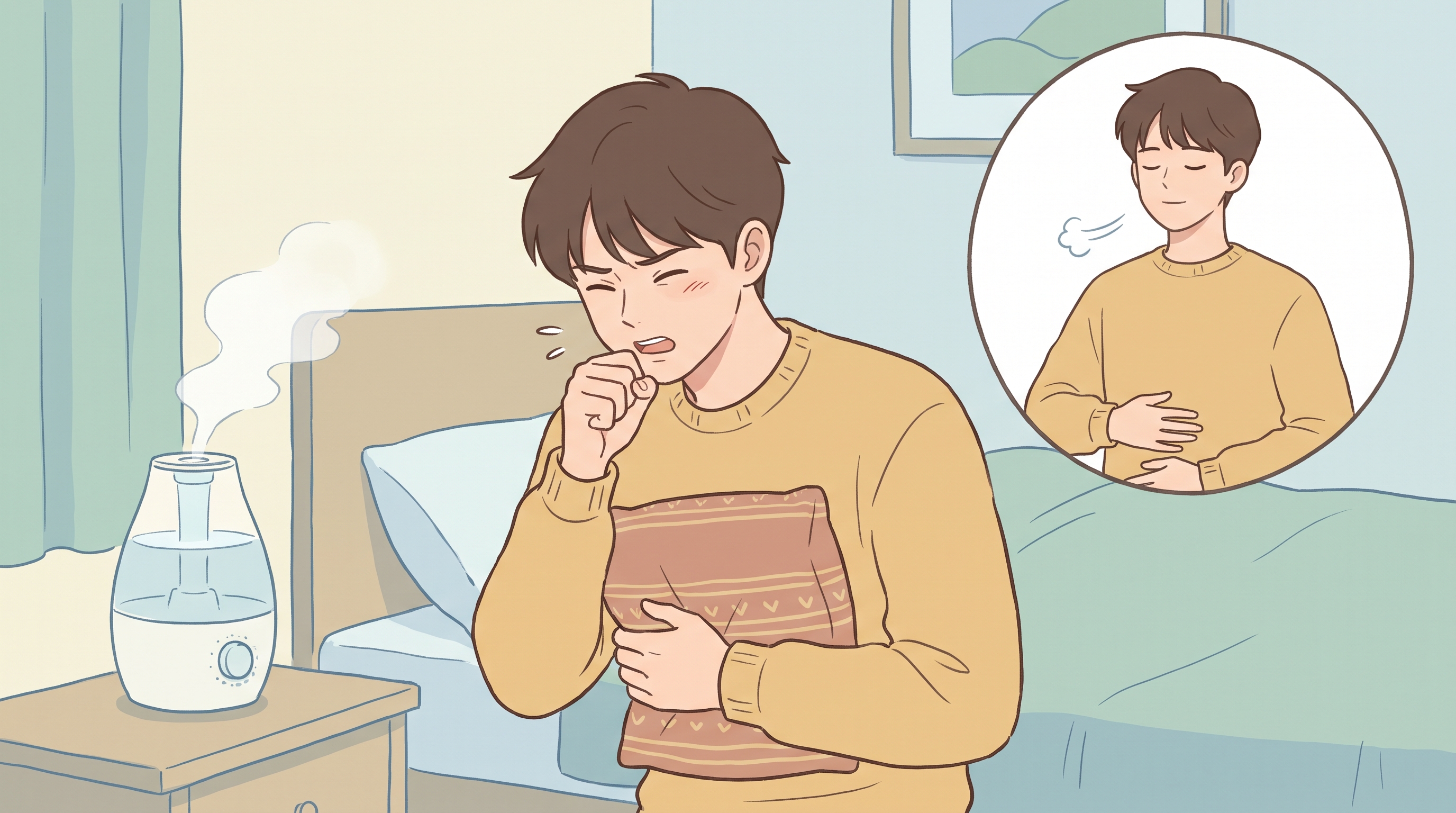 기침이 남은 며칠, 집에서 이렇게 다뤄보세요