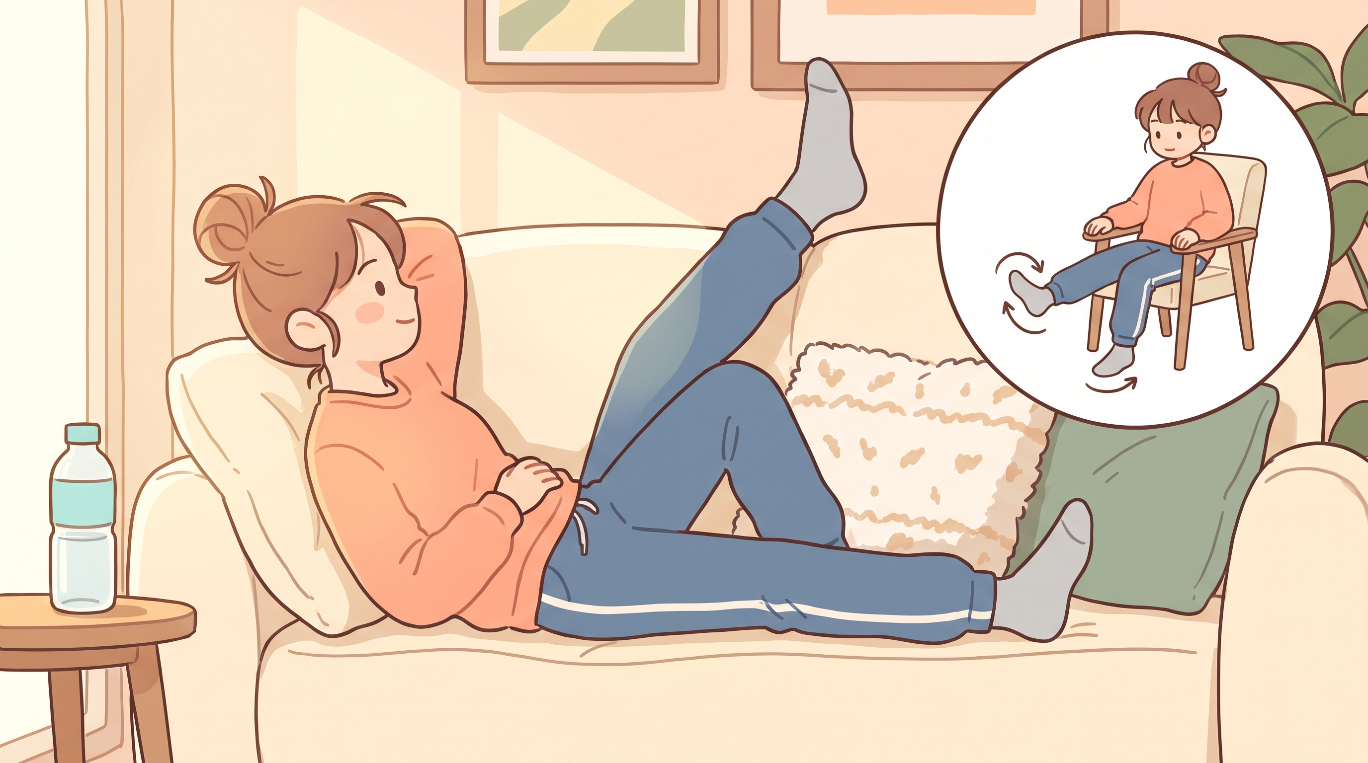 내려서 붓기 시작할 때 바로 해볼 것들