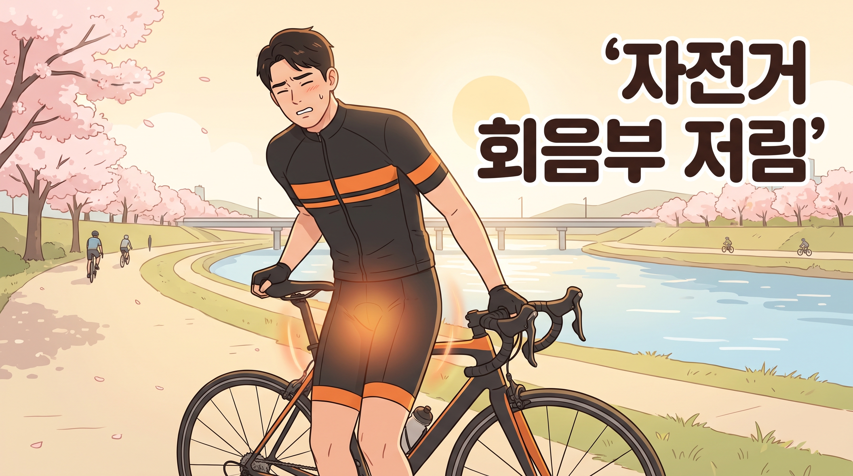장거리 라이딩 끝내고 내렸는데 회음부랑 안쪽 허벅지가 얼얼하게 남아 있을 때