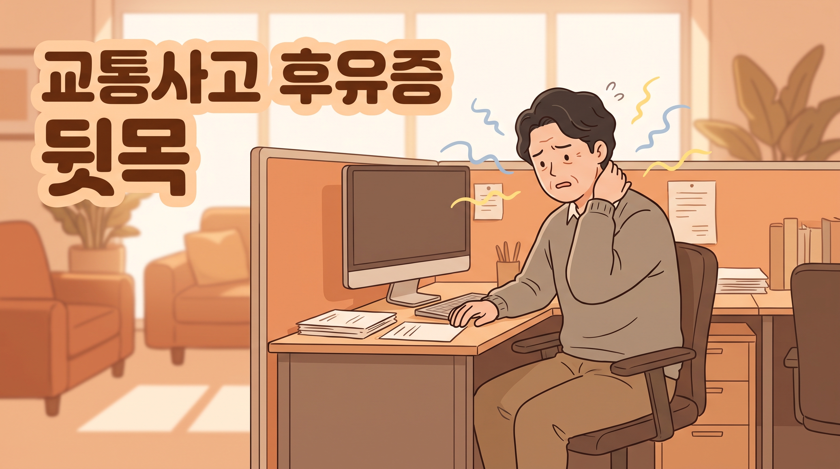 추돌 며칠 뒤부터 뒷골이 당기고 어질, 사고 그날엔 멀쩡했는데
