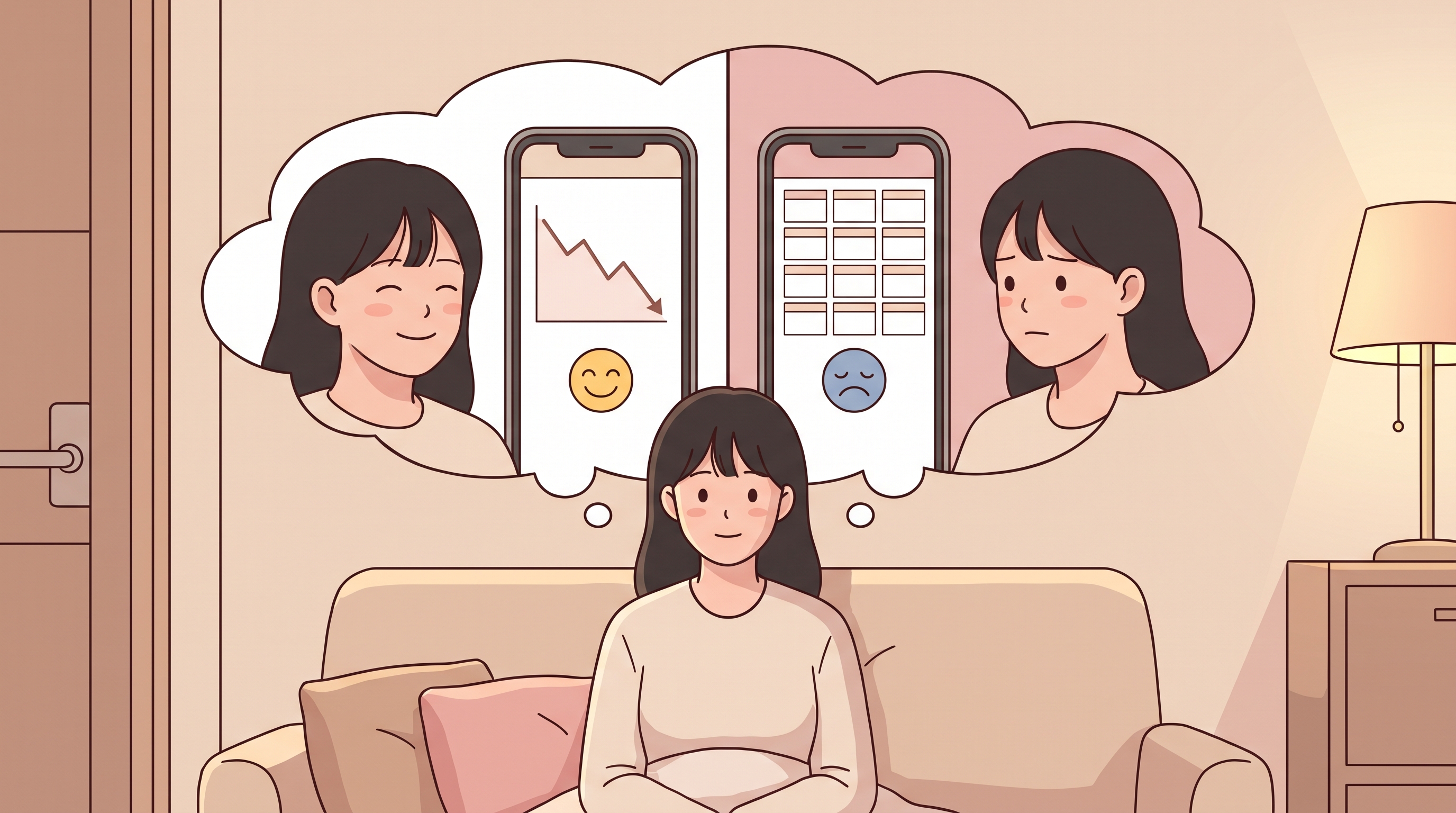 살은 빠졌는데 생리가 조용해졌다