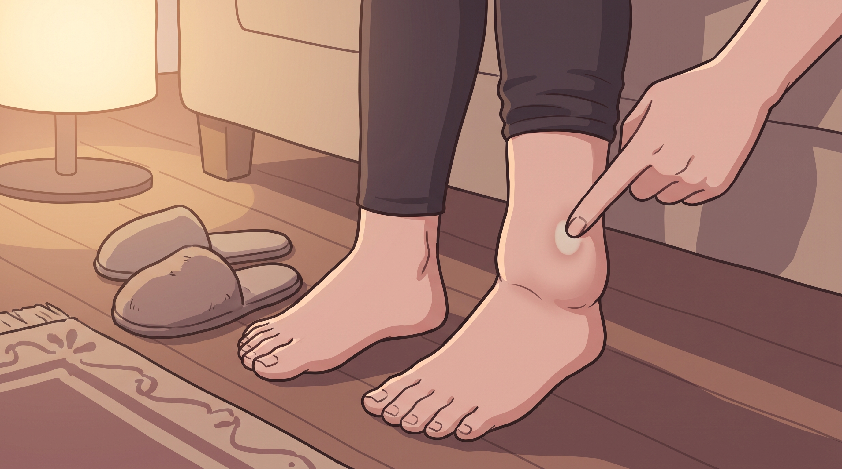 발등을 누르면 자국이 남는 밤, 잠은 자꾸 달아나고
