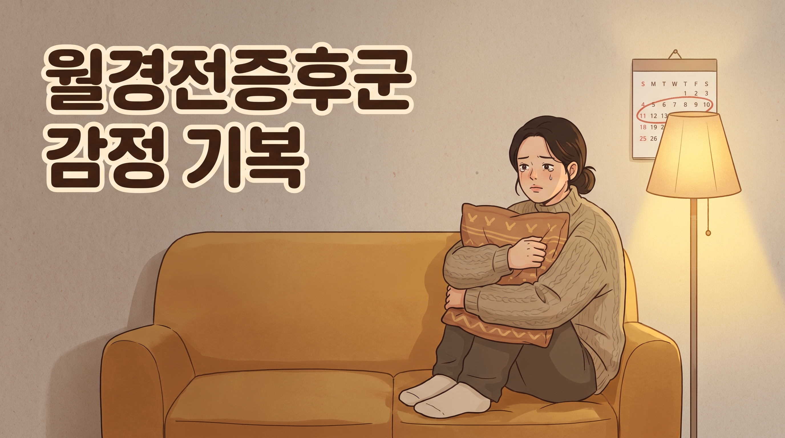 생리 일주일 전만 되면 내가 아닌 것 같고 별것 아닌 일에 눈물 나는 이유