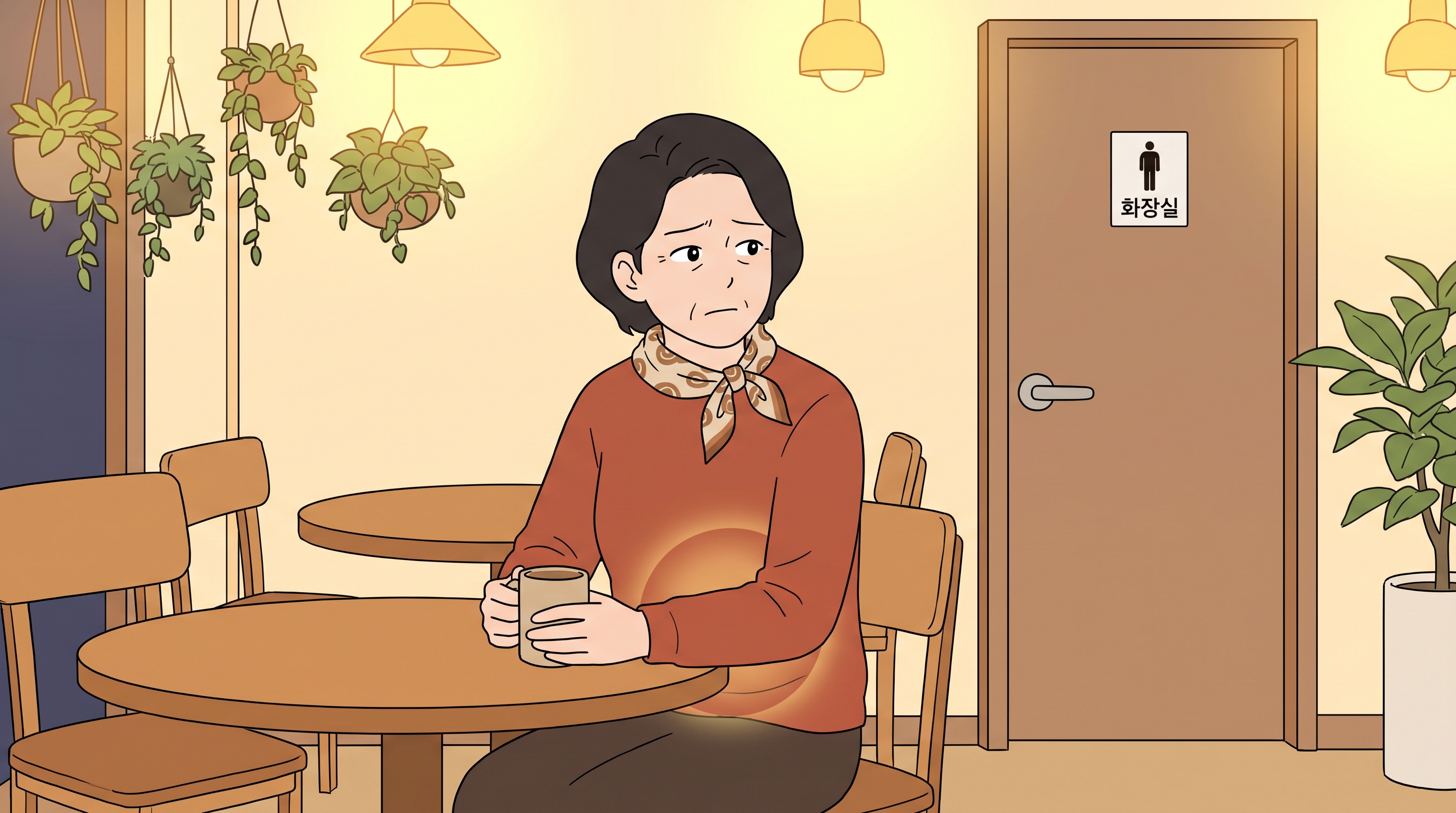 커피 한 잔 마셨을 뿐인데 오후 내내 화장실만 들락거릴 때