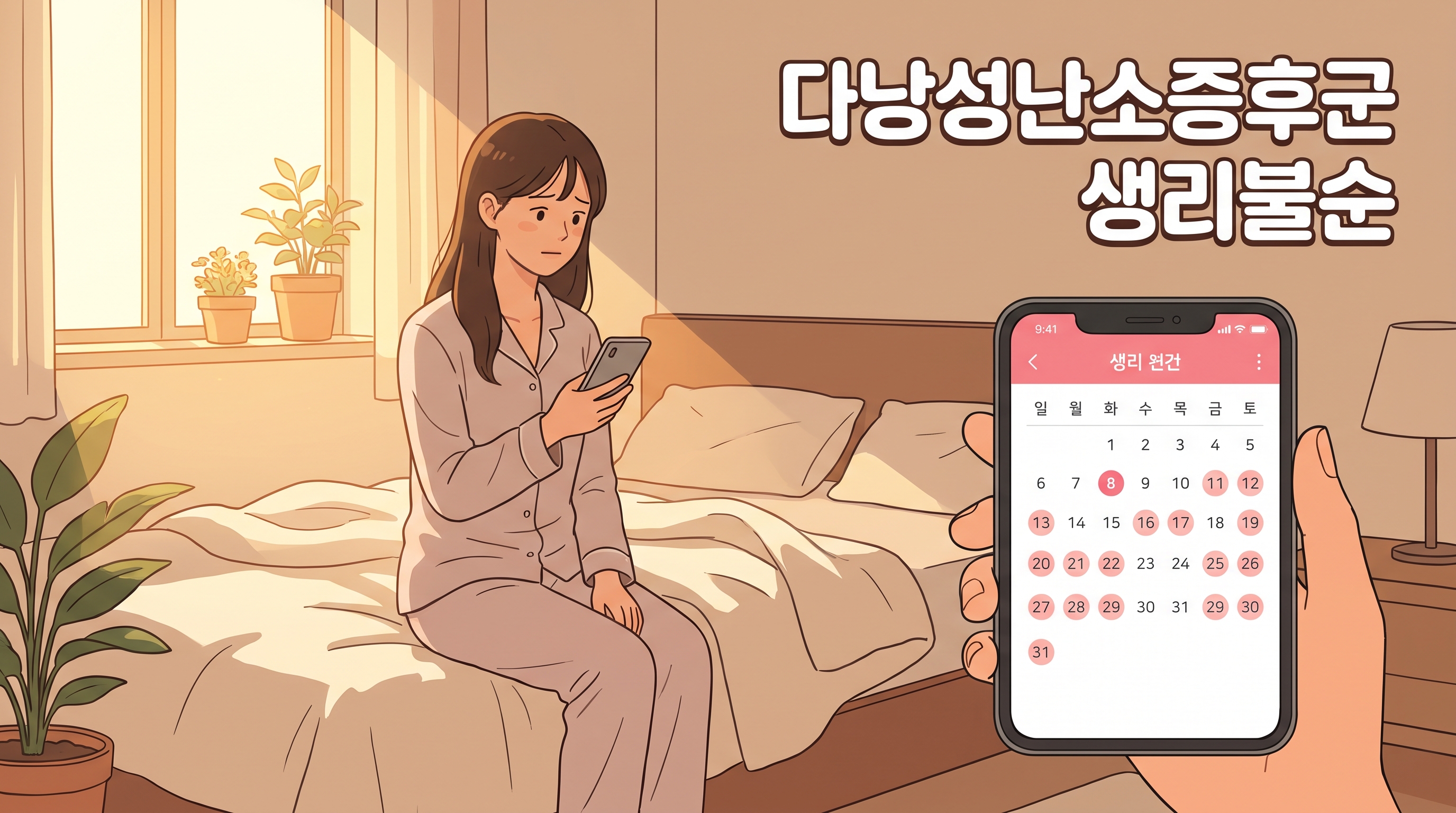 다낭성 진단받은 20대, 생리불순은 체질부터 다시 봅니다