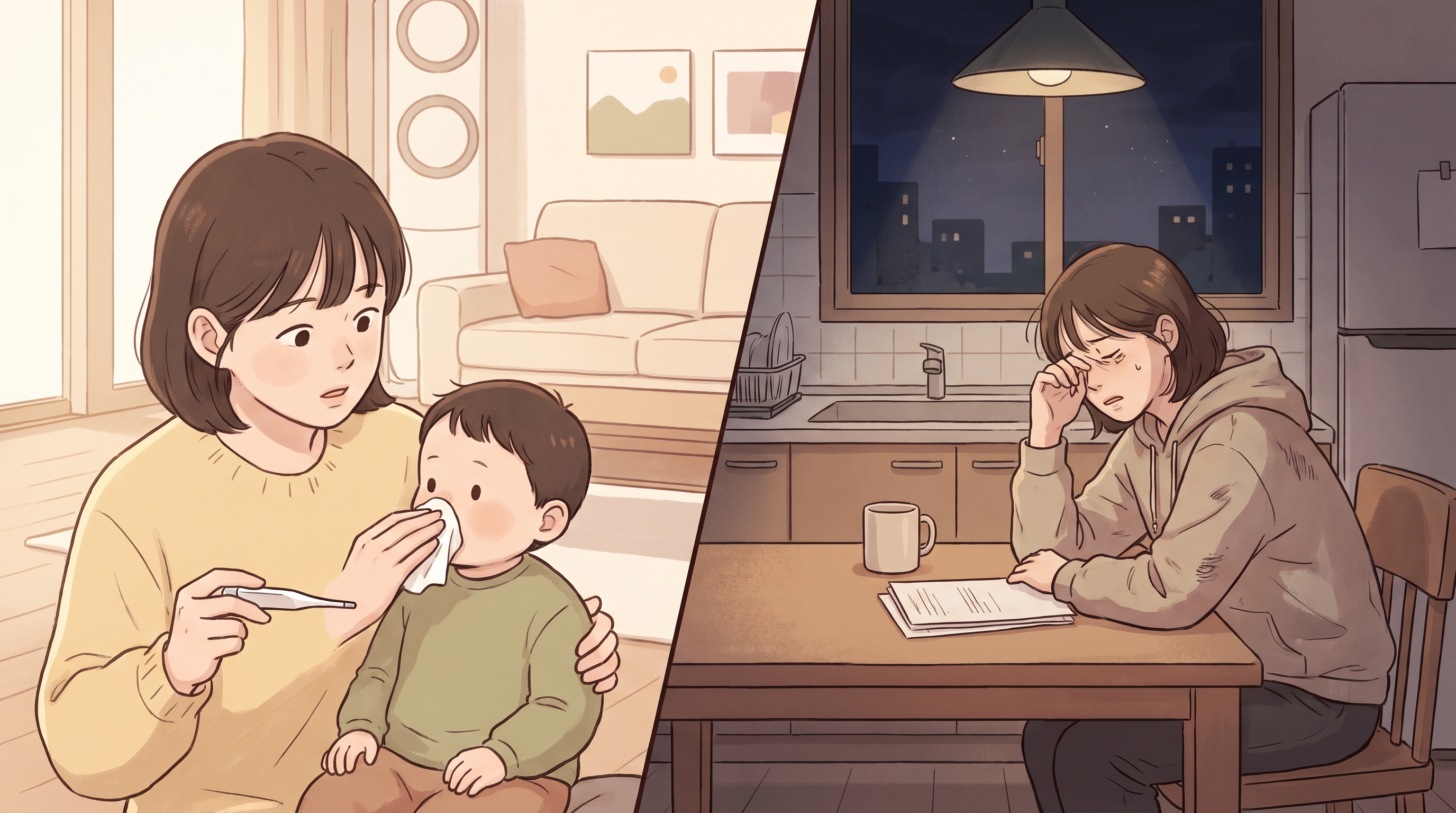 아이 콧물은 하루 만에 챙기면서 내 몸은 몇 달째 미루고 있죠