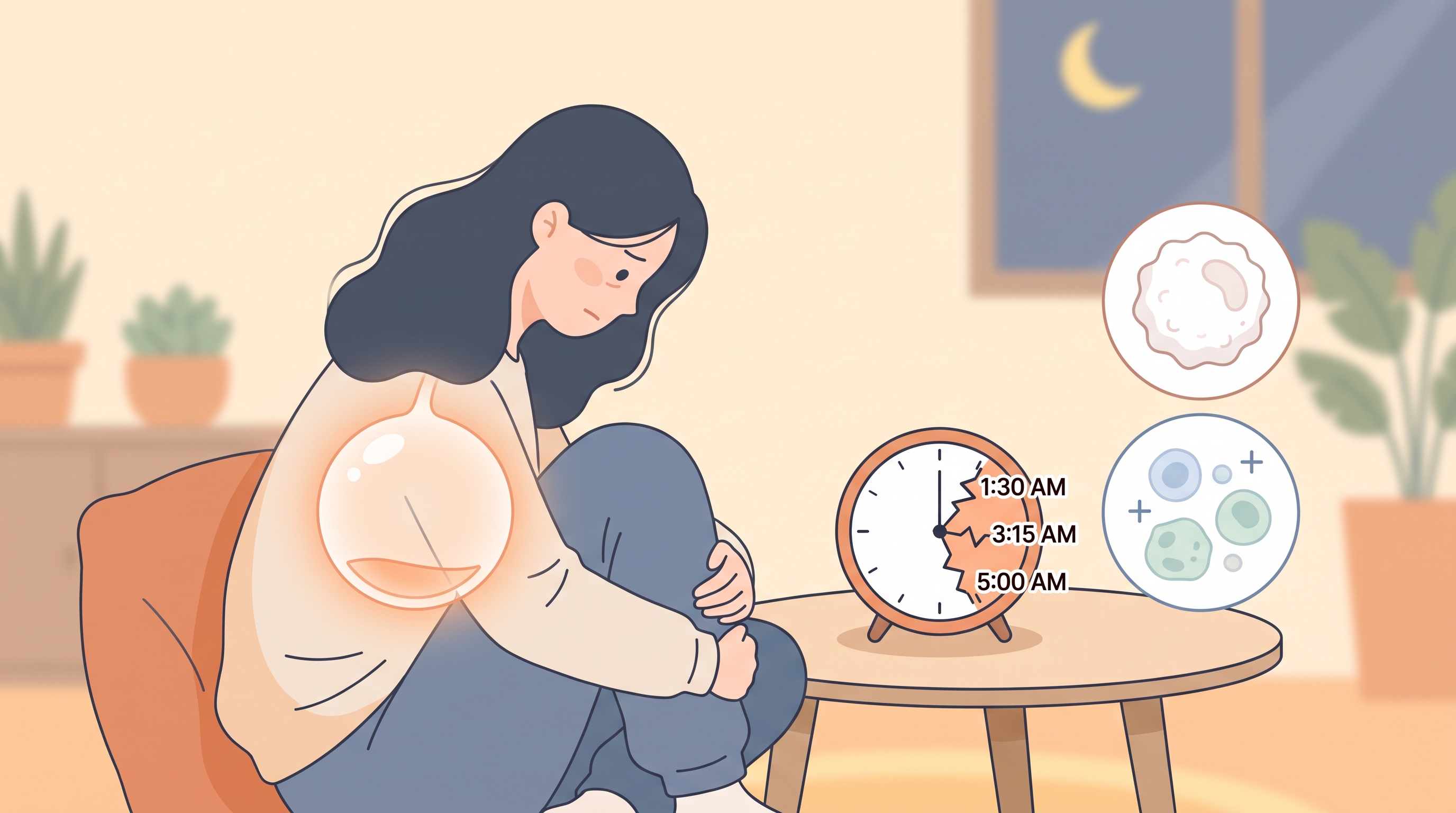 수면 부족에 아이 감기까지 옮으면 면역이 진짜로 바닥납니다