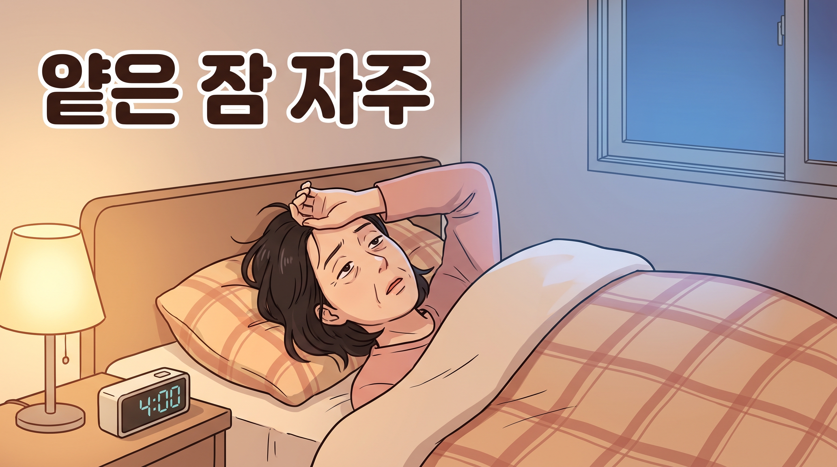 잠은 잔 것 같은데 늘 얕고 자주 깨서 아침이 무거운 분들